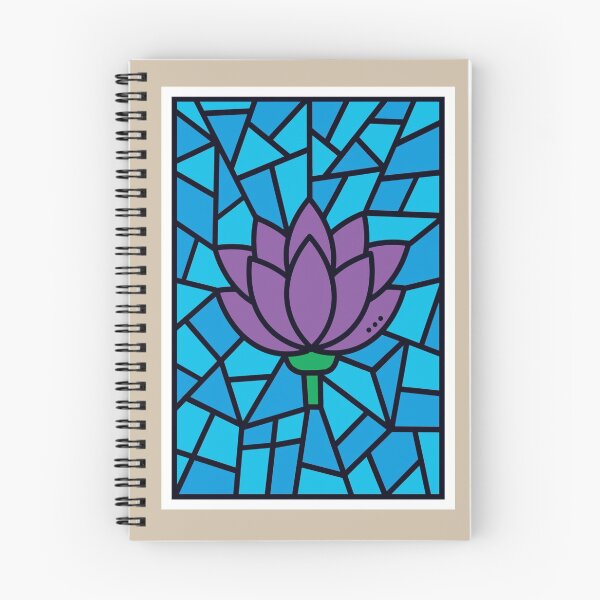 Item preview, Purple Lotus - Faux Stained Glass designed and sold by pixelinga.