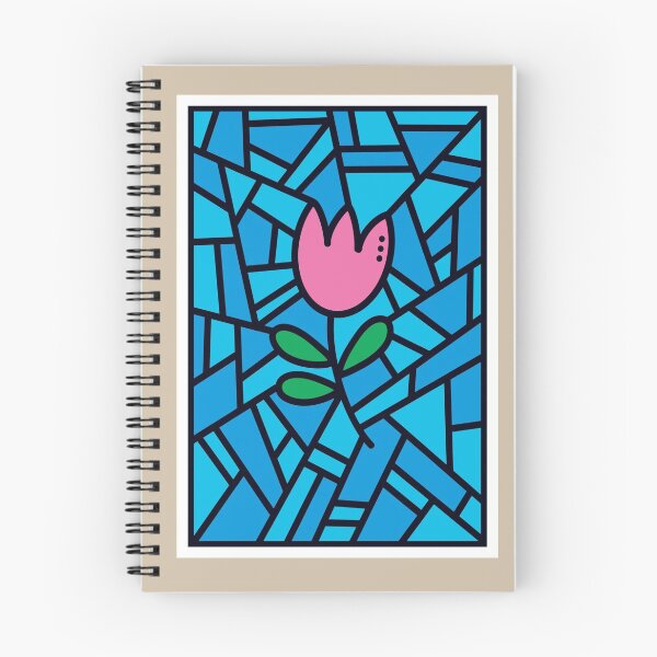 Item preview, Tulipán rosa - vidrieras falsas designed and sold by pixelinga.