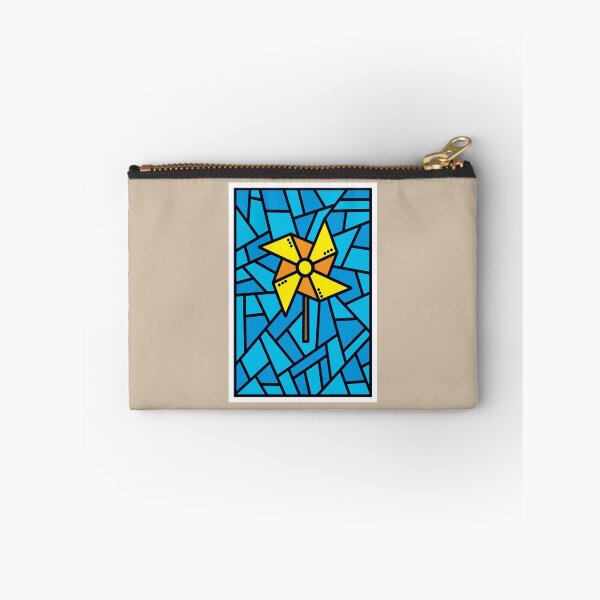 Item preview, Yellow Pinwheel - Faux Stained Glass designed and sold by pixelinga.