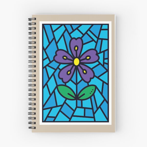 Item preview, Purple Flower - Faux Stained Glass designed and sold by pixelinga.