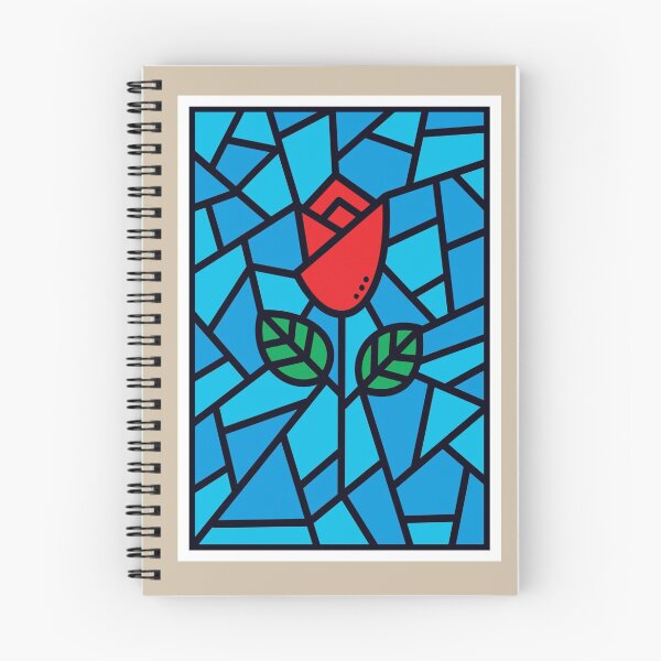 Item preview, Red Rose - Faux Stained Glass designed and sold by pixelinga.