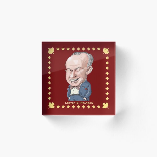 Lester Pearson Acrylic Block