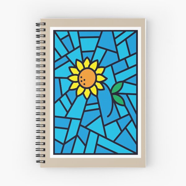 Item preview, Sunflower - Faux Stained Glass designed and sold by pixelinga.