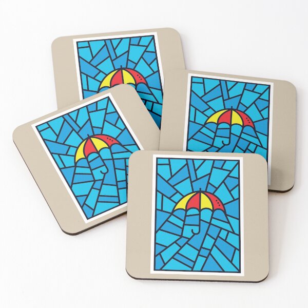 Item preview, Umbrella - Faux Stained Glass designed and sold by pixelinga.
