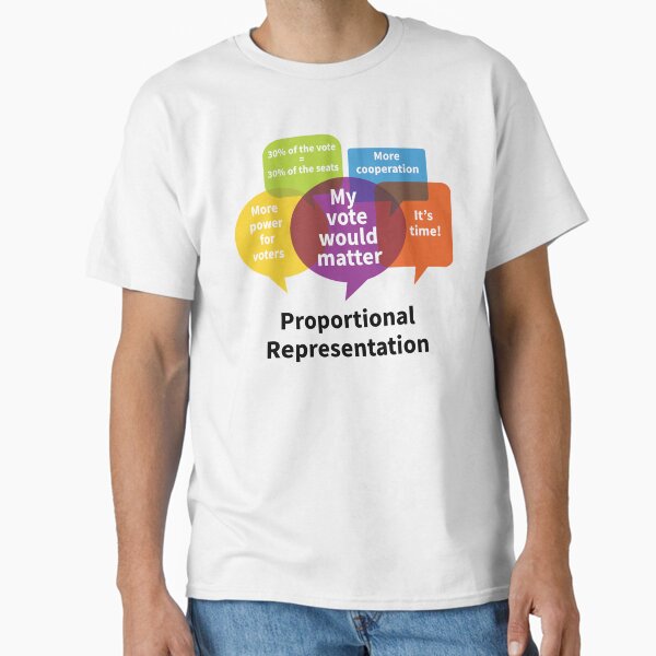 Why proportional representation? For light backgrounds Classic T-Shirt