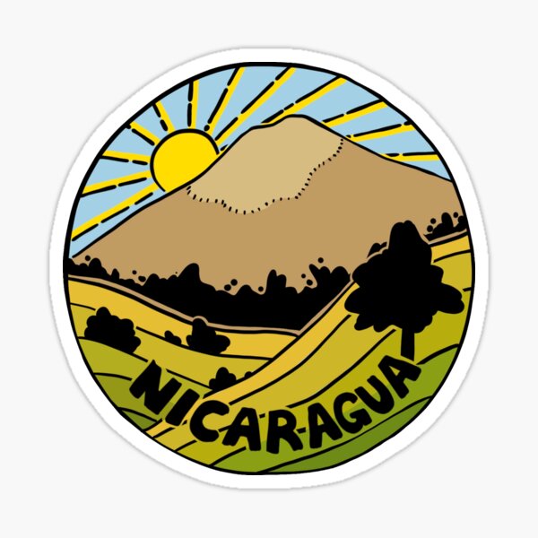Nicaragua fundraiser (colored) Sticker