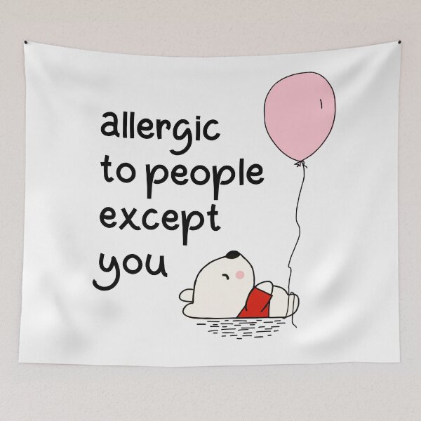 Item preview, Introvert Valentine Allergic to People Except You designed and sold by ojdart.