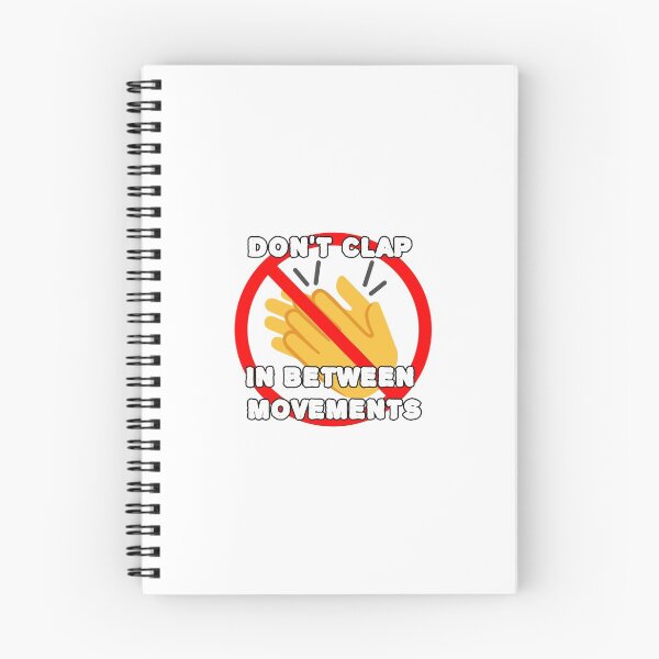 Item preview, DONT CLAP INBETWEEN MOVEMENTS designed and sold by musicslug.