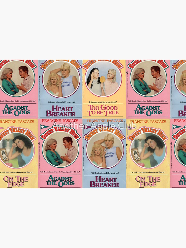 Vintage Sweet Valley High Book Series Covers Pattern by estellef