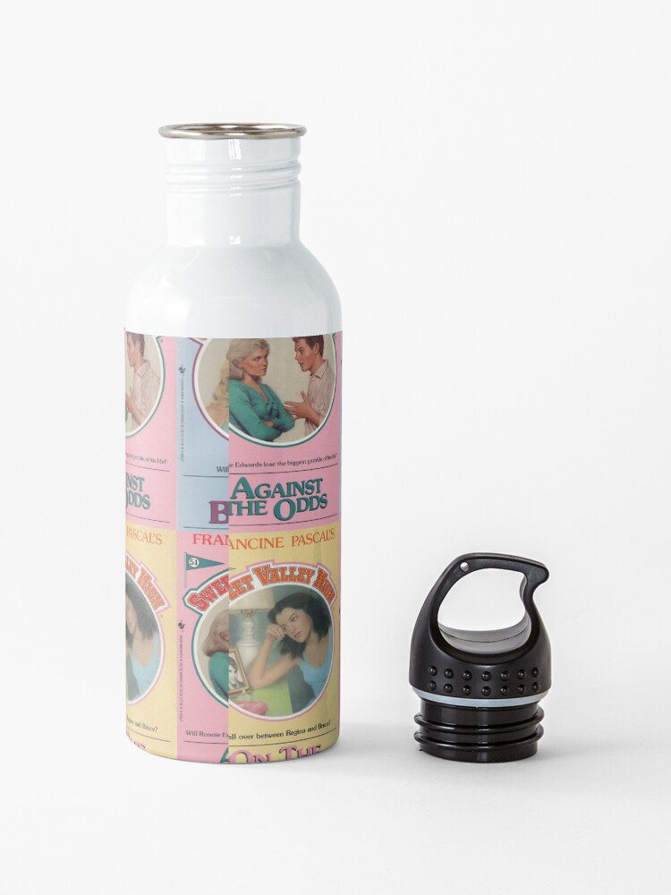 Alternate view of Vintage Sweet Valley High Book Series Covers Pattern Water Bottle