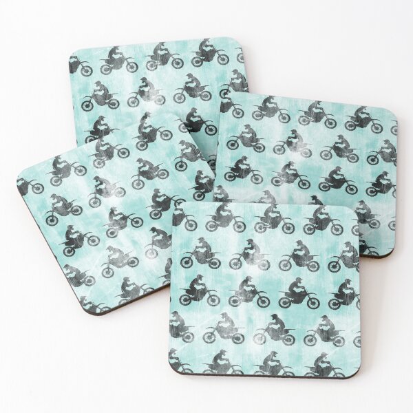 Item preview, Motocross Bikes - Blue designed and sold by littlearrow.