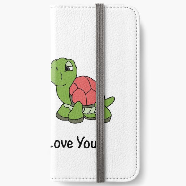 Valentines Turtle Design iPhone Wallet