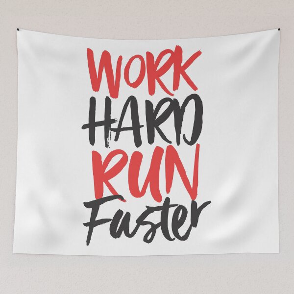 Item preview, work hard run faster designed and sold by ThiagoBeck.