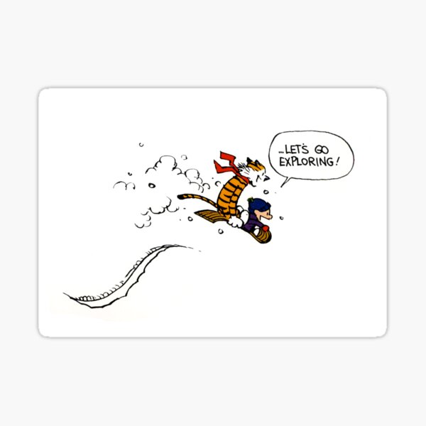 Let's go exploring Sticker