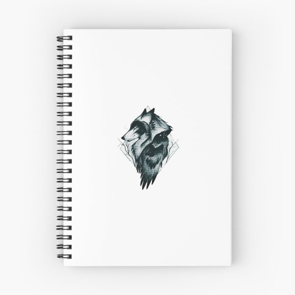 Item preview, Ōkami to Karasu. Inked (The Wolf and Raven) designed and sold by AtomVolk.