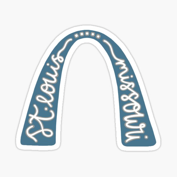 St. Louis Missouri Arch Sticker