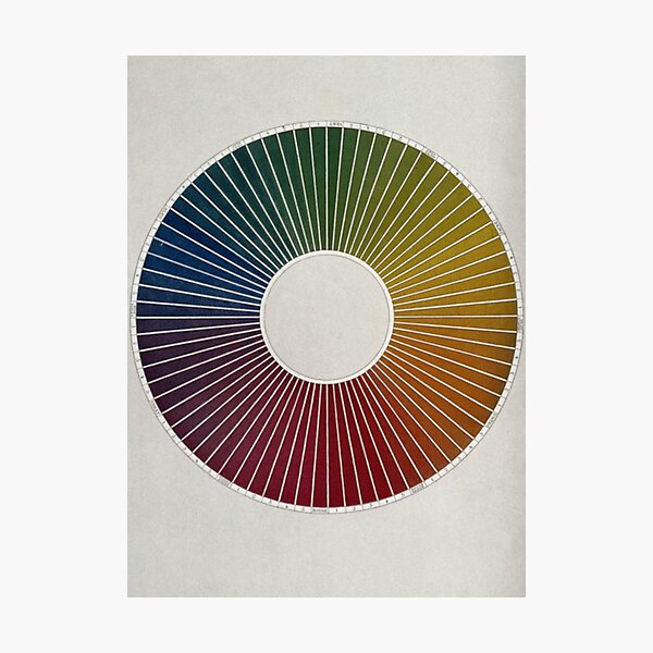 Antique Color Wheel Photographic Print
