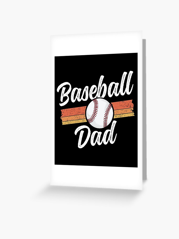 Baseball | Greeting Card | Birthday | Father's Day | Dad | Pinstripe Jersey