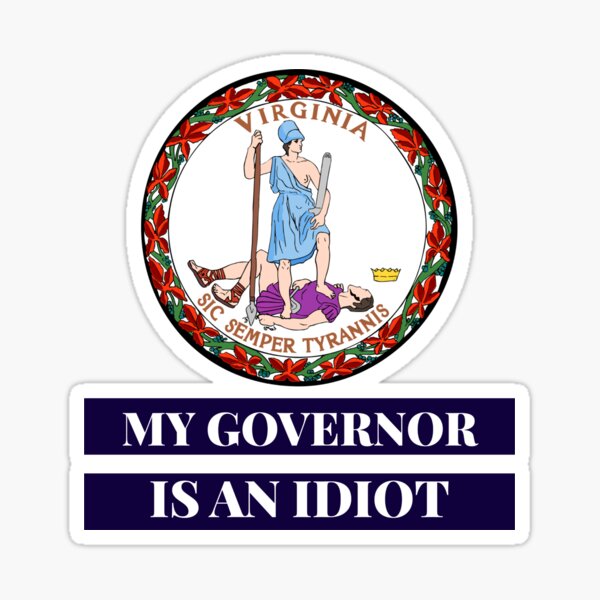 My Governor Is An Idiot Newyork' Sticker