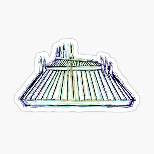 Space Mtn Sticker