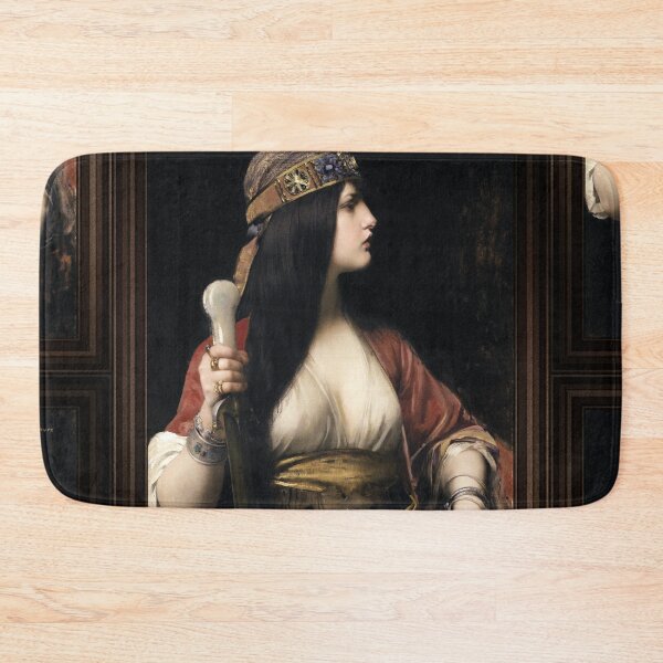 Judith by Jules Joseph Lefebvre Bath Mat