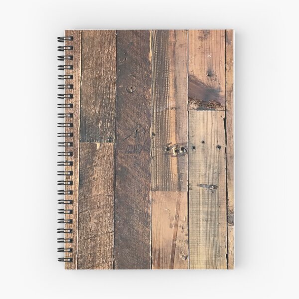 Aperçu de l'œuvre ferme primitive pays occidental hickory bois de grange brun créée et vendue par LEILA ART SPACE.
