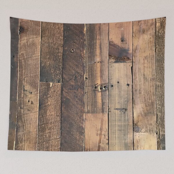 Item preview, primitive farmhouse western country hickory brown barn wood designed and sold by LEILA ART SPACE.