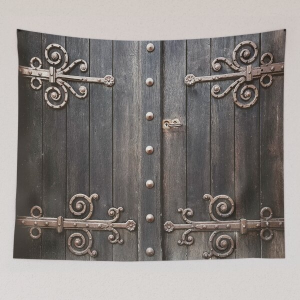 Item preview, victorian steampunk antique renaissance castle old door designed and sold by LEILA ART SPACE.