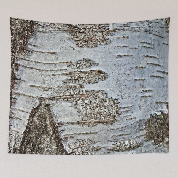 Item preview, rustic scandinavian nature tree bark white birch  designed and sold by LEILA ART SPACE.