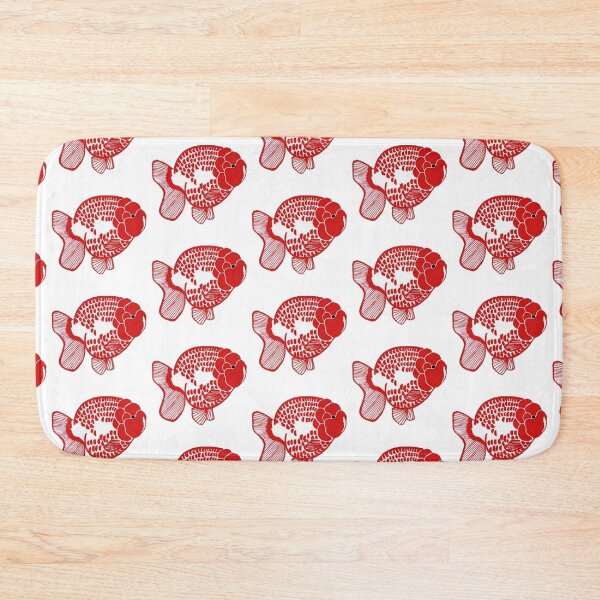 Item preview, Ranchu Red and White SVR Goldfish Logo designed and sold by Nosnah.