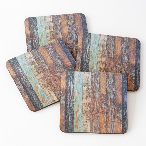 Item preview, 1980s primitive western country farmhouse brown barn wood designed and sold by LEILA ART SPACE.