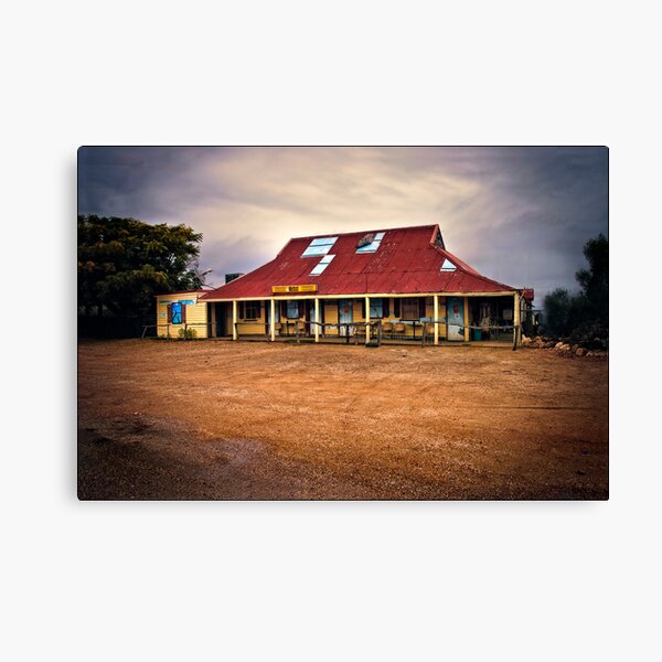 hebel hotel, outback queensland Canvas Print