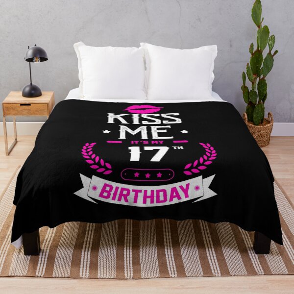 Item preview, 17th birthday gift idea Kiss Me its my birthday 17 years old Sexy Funny Novelty Gift designed and sold by LoveEveryWear.