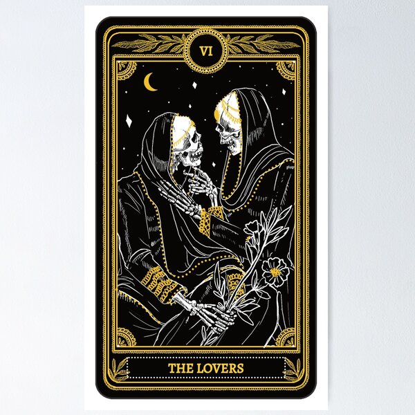 Item preview, The Lovers, Tarot Card designed and sold by AdamStCyr.