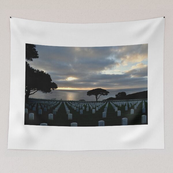 Item preview, Sunset Over Veteran Cemetery designed and sold by Eleu Tabares.