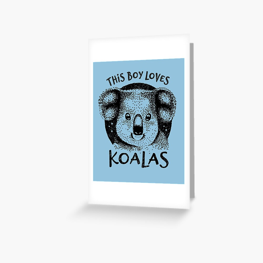 This Boy Loves Koalas - Cute Koala Gifts - Long Sleeve T-Shirt
