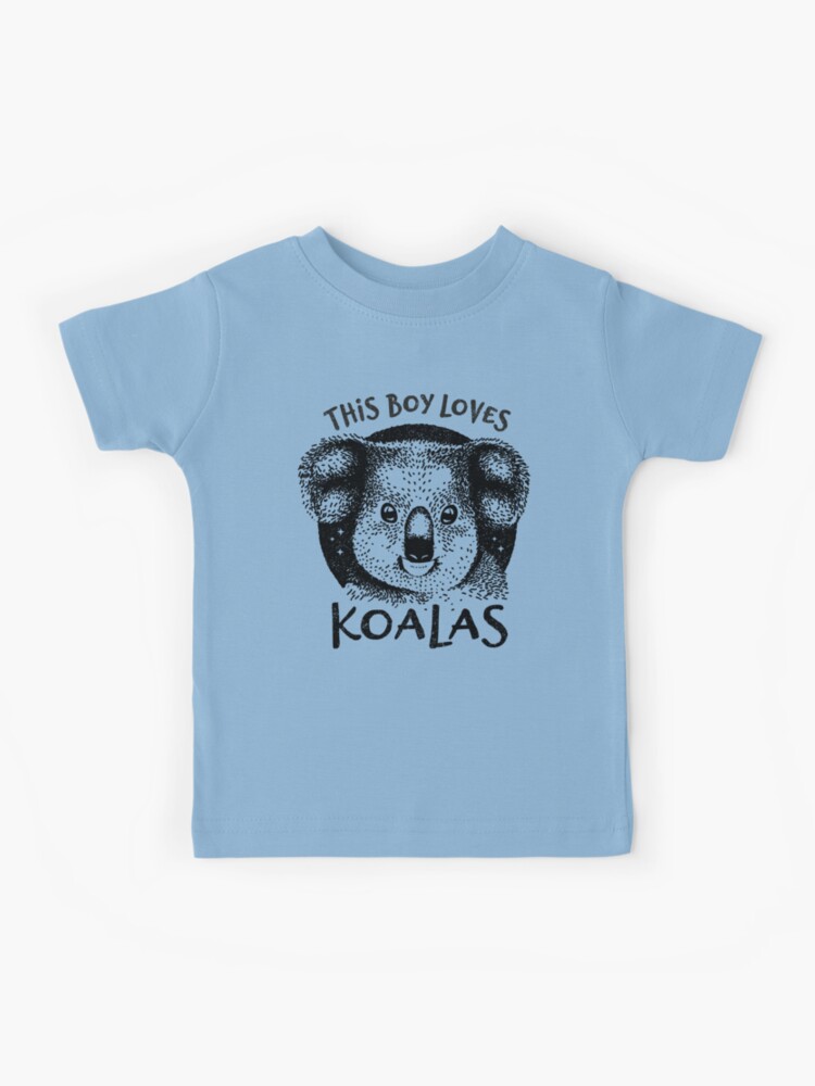 I LOVE KOALAS kids koala tshirt