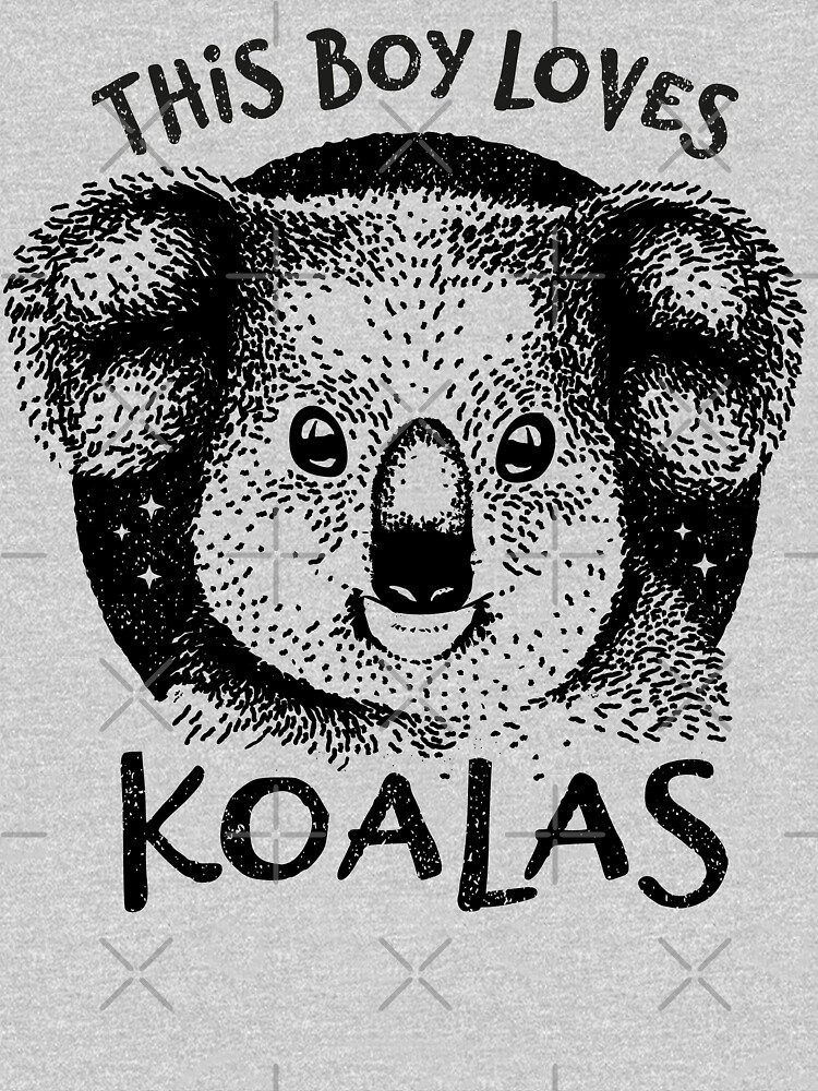 Koala Gift for Boys - This Boy Loves Koalas by Bangtees