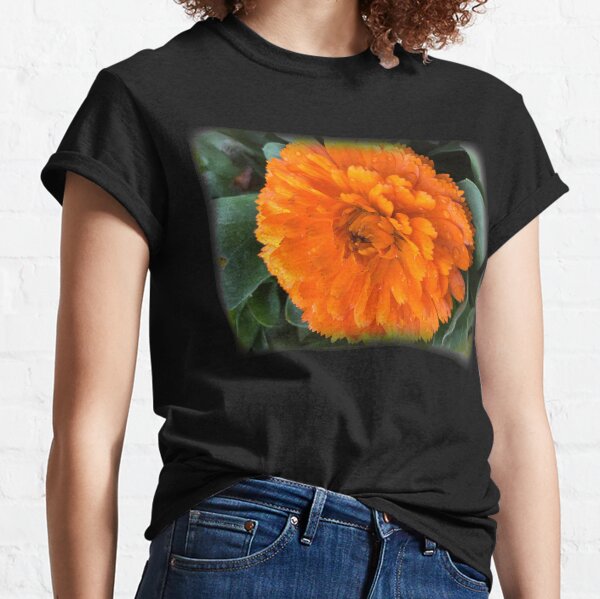 Marigold with Raindrops Classic T-Shirt