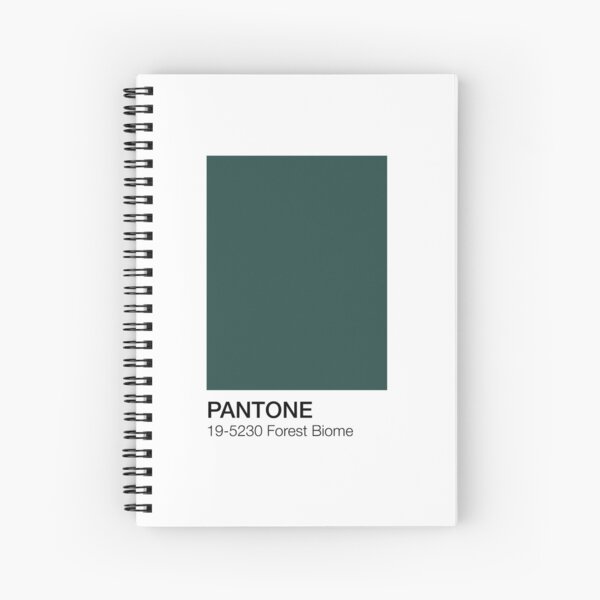 Forest Biome Pantone Shade  Spiral Notebook for Sale by Alli ML