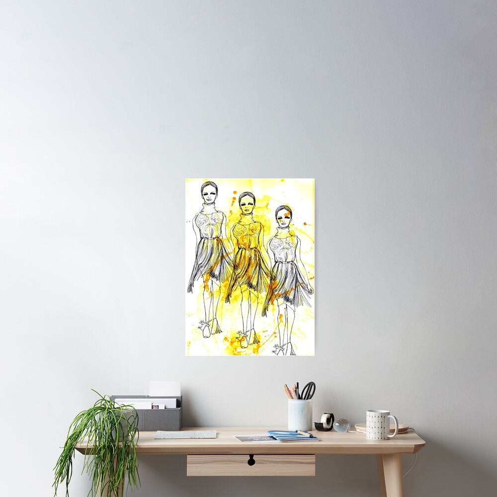 Fashion Triptych Poster