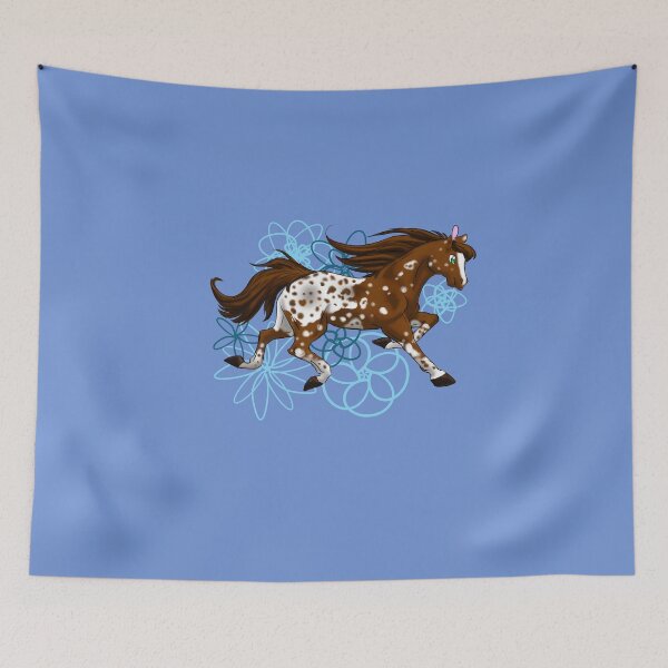 Item preview, appaloosa horse with flowers designed and sold by Zovanah.