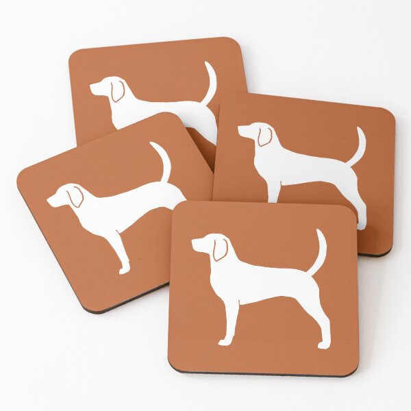 Item preview, English Foxhound Silhouette(s) designed and sold by Jenn Inashvili.