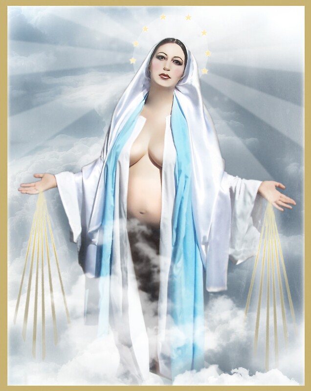 Virgin Mary ' by Analisa Ravella.