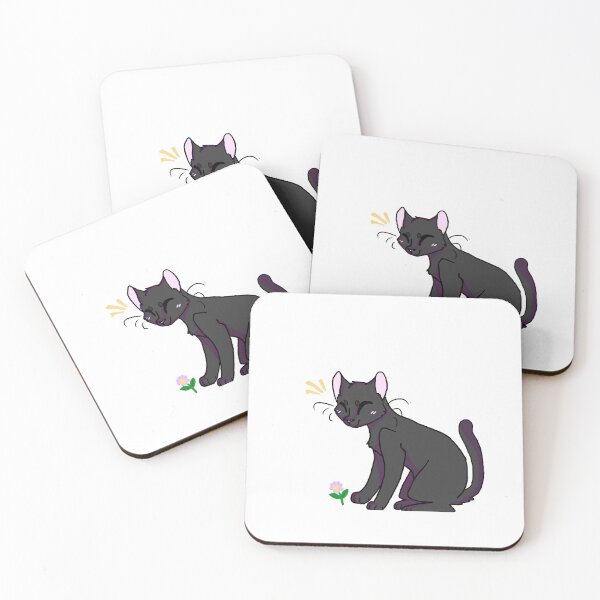 Item preview, floral feline designed and sold by peachfawn.