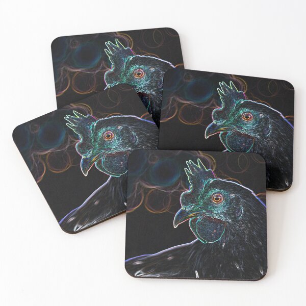 Item preview, Neon Chicken 7 designed and sold by Rachael Martin.