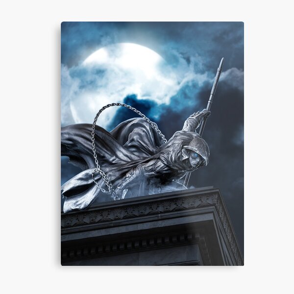 Moon Knight Metal Print