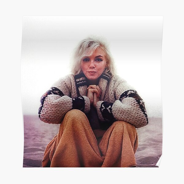 The last photo taken of Marilyn Monroe Poster