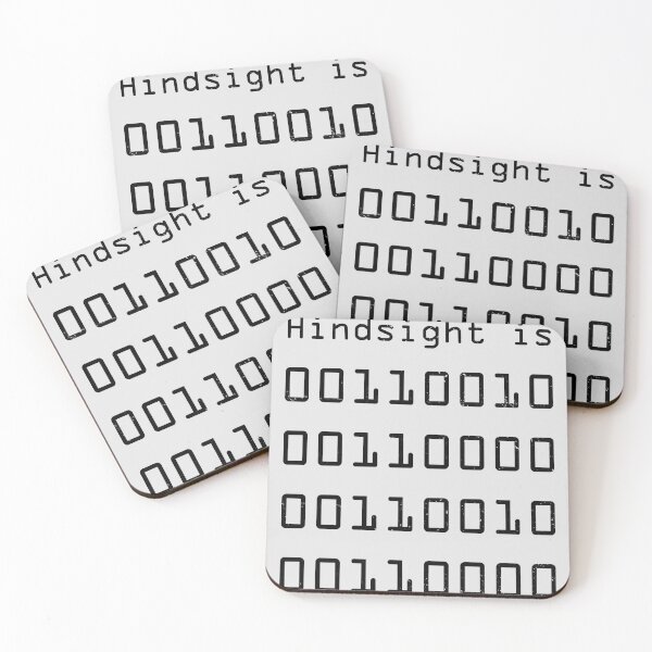 Item preview, Hindsight is 2020 designed and sold by kuenzicreative.