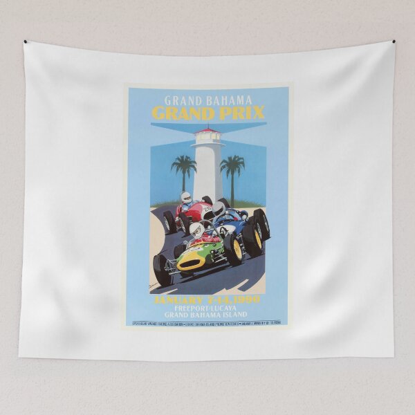 Artikelvorschau, 1990 Grand-Prix-Rennen von Bahama entworfen und verkauft von retrographics.